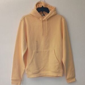 DSG Men's Light Yellow Crewneck Hoodie - Pullover Sweatshirt